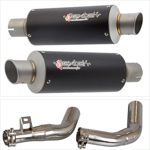 Lextek GP8CX2 with Twin Link Pipes for Honda CBF1000 (06-10)