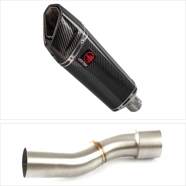 Lextek SP9C with Link Pipe for Ducati Monster 1200 2014-2019