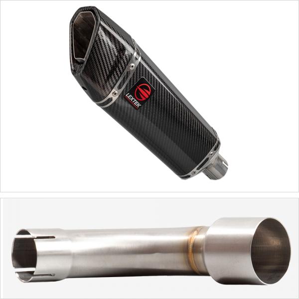 Lextek SP9C Silencer with Link Pipe for Benelli TNT 125 (17-20)