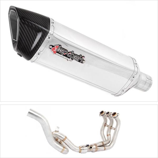 Lextek High Level Downpipe with SP4 for Yamaha MT-09 Tracer (GT) (14-20)