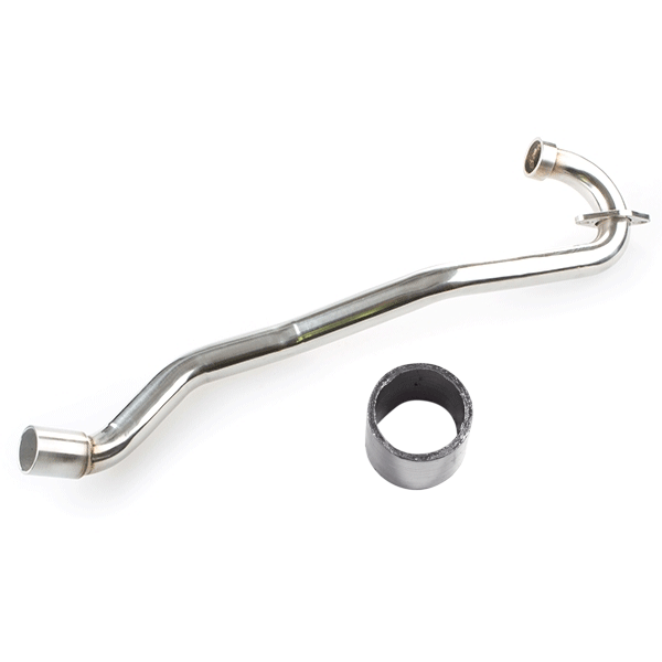 Lextek Stainless Steel Exhaust Downpipe for Lexmoto 37mm Outlet (05-15)