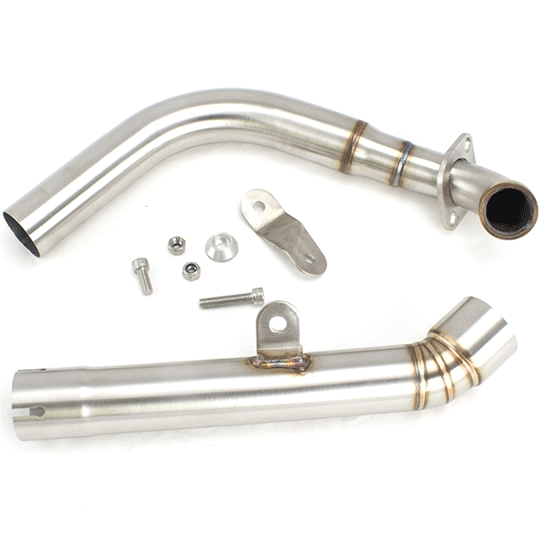 Lextek Stainless Steel Exhaust Downpipe for YAMAHA YZF R125 / MT-125 (14-18)