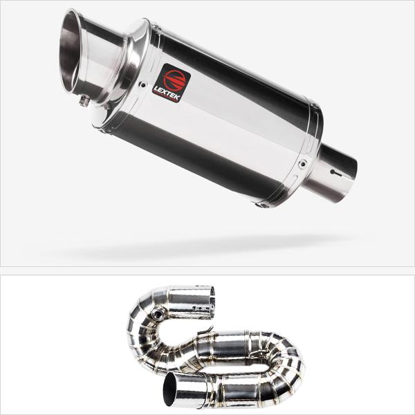Lextek YP4 S/Steel Exhaust with Link Pipe for Honda CBR1000 RR (08-13)