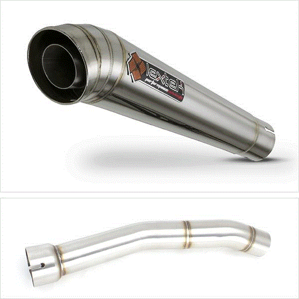 Lextek MP4 S/Steel Exhaust with Link Pipe for Yamaha YZF R1 (99-01)