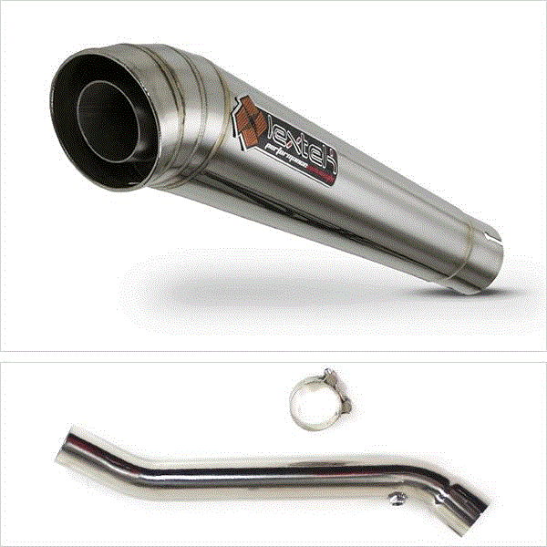 Lextek MP4 Exhaust Silencer with Link Pipe for Kawasaki ZX10R (17- )