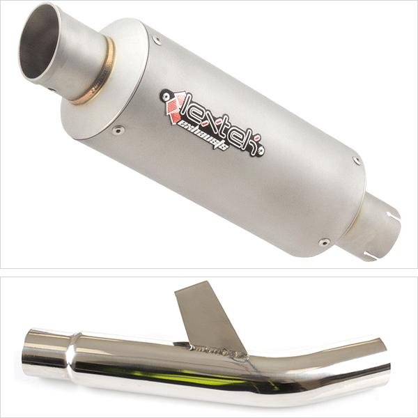 Lextek GP1 Exhaust Silencer with Link Pipe for Kawasaki Versys 1000 (15-18)
