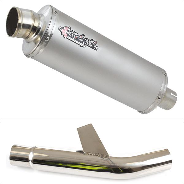 Lextek OP1 Exhaust Silencer with Link Pipe for Kawasaki Versys 1000 (15-18)