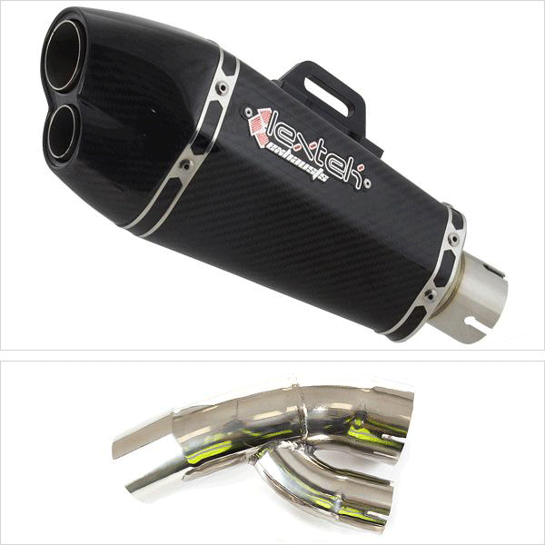 Lextek XP13C Exhaust with Link Pipe for BMW S1000 XR (15-19)