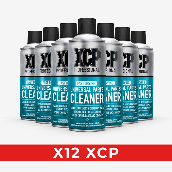 12x XCP Universal Parts Cleaner 400ml