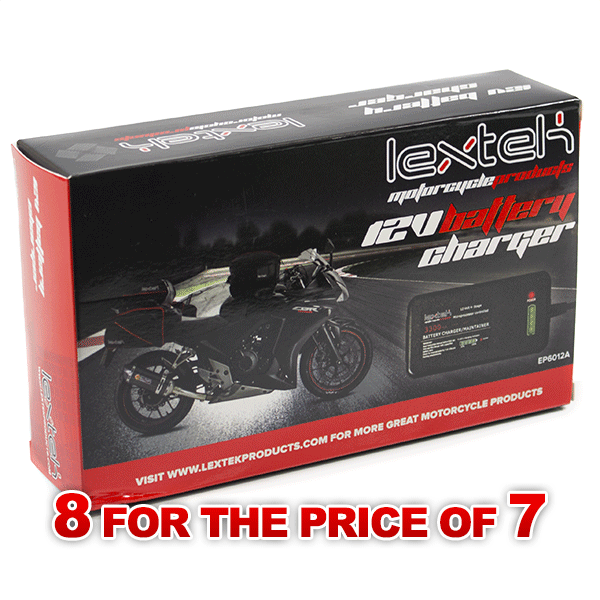 Lextek 12v Battery Optimiser Charger (8 for the price of 7)
